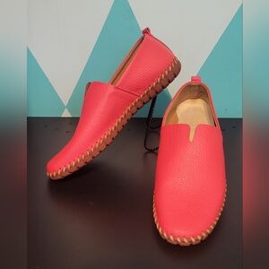Fashion Men's Handmade Loafers Genuine Leather Moccasins Slip